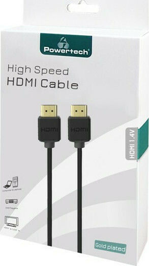 Powertech HDMI 1.4 Cablu HDMI de sex masculin - HDMI de sex masculin 2m Negru