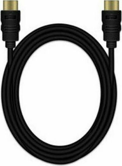 MediaRange HDMI 1.4 Cable HDMI male - HDMI male 3.0m Μαύρο