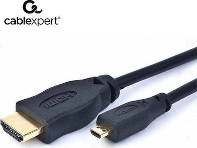 Cablexpert HDMI 1.4 Kabel HDMI-Stecker - Mikro-HDMI-Stecker 1.8m Schwarz