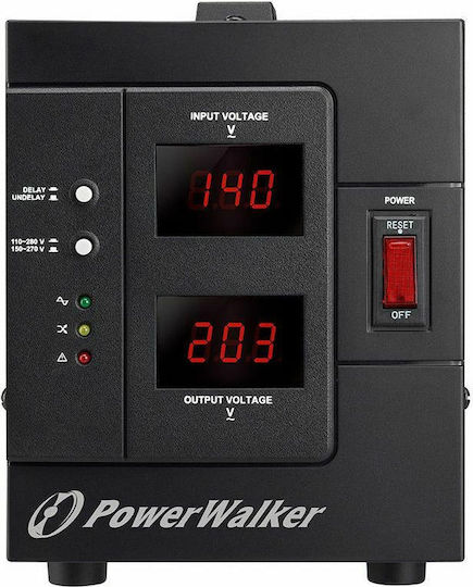 Powerwalker AVR 2000 SIV Voltage Regulator 2000VA with 2 Sockets Current