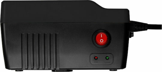 Powerwalker AVR 1200 Compact Σταθεροποιητής Τάσης 1200VA με 3 Πρίζες Ρεύματος