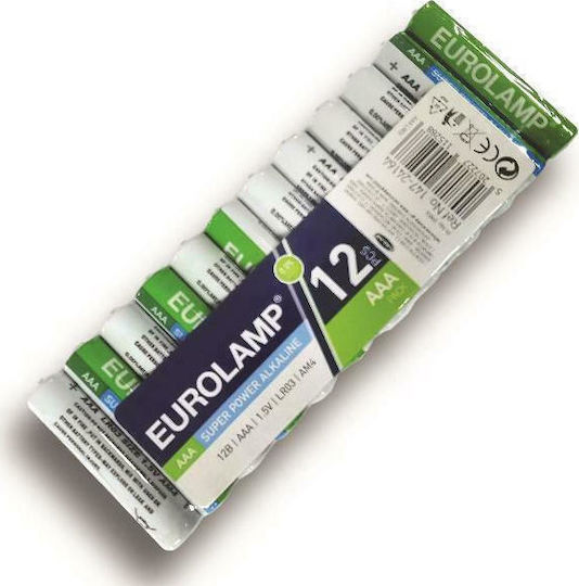Eurolamp Super Power Αλκαλικές Μπαταρίες AAA 1.5V 12τμχ