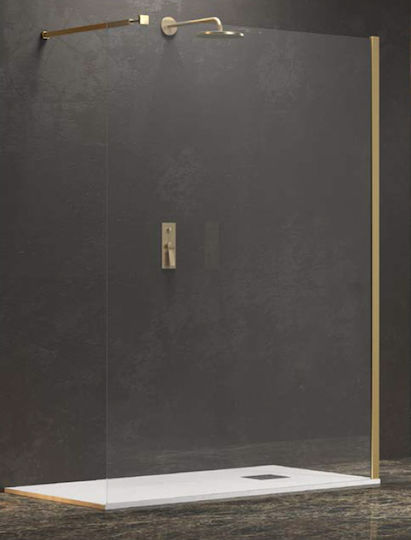 Karag Walkin 1 Разделител на верандата Душ 80x200см Прозрачно стъкло Oro Karag Walkin 1 Разделител на верандата Душ 80x200см Прозрачно стъкло Oro