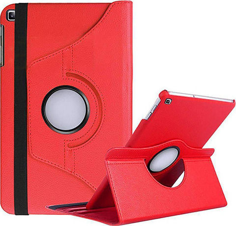 Rotating Flip Cover Rotativă Roșa (Galaxy Tab S5e 2019)