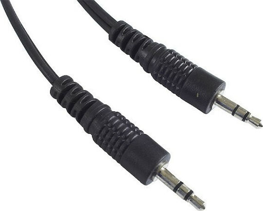 Cablexpert Καλώδιο Ήχου 3.5mm male - 3.5mm male Μαύρο 5m CCA-404-5M