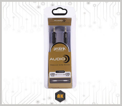 Prolink Καλώδιο 3,5 mm Stecker - 3,5 mm Stecker Schwarz 1.5m (HMM105-0150)