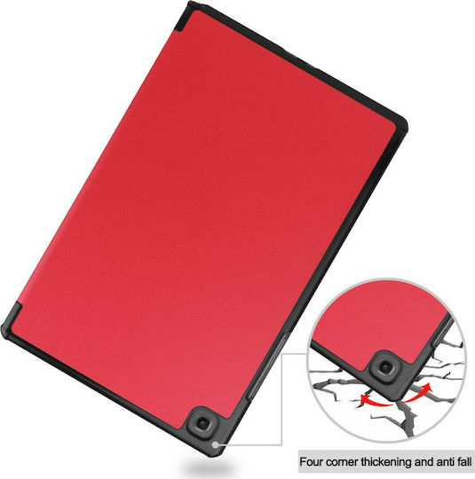 Tri-Fold Flip Cover Κόκκινη (Galaxy Tab A7 2020/2022)