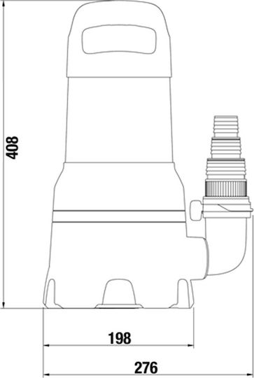 Gardena 25000 Single-phase Pump Waste Water / Sewage 1.46hp 09046-20