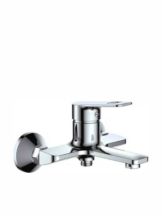 Gloria Diva Mixing Bathtub Shower Faucet Silver