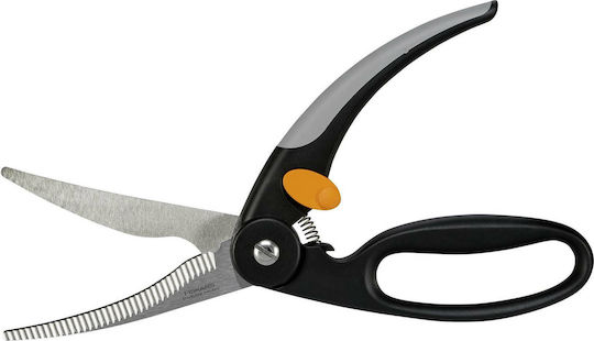 Fiskars Stainless Steel Poultry Scissor 25cm Black