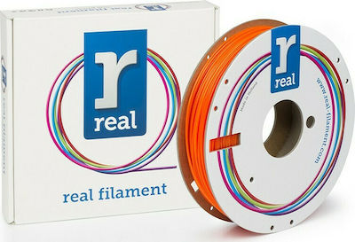 Real Filament PETG 3D Printer Filament 1.75mm Translucent Orange 0.5kg