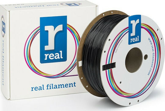 Real Filament PETG 3D Printer Filament 1.75mm Black 3kg