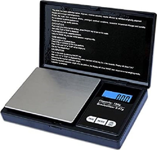 Gruppe Electronic Precision Commercial Scale with Weighing Capacity of 0.5kg and Division 0.1gr
