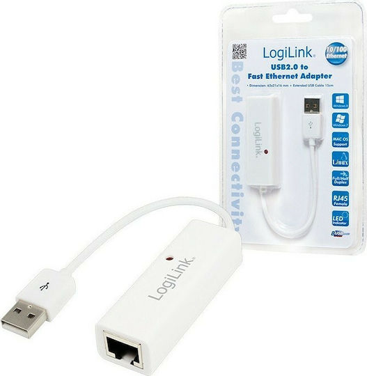 LogiLink UA0144 USB Адаптер За Мрежа С Проводников Ethernet Свързване
