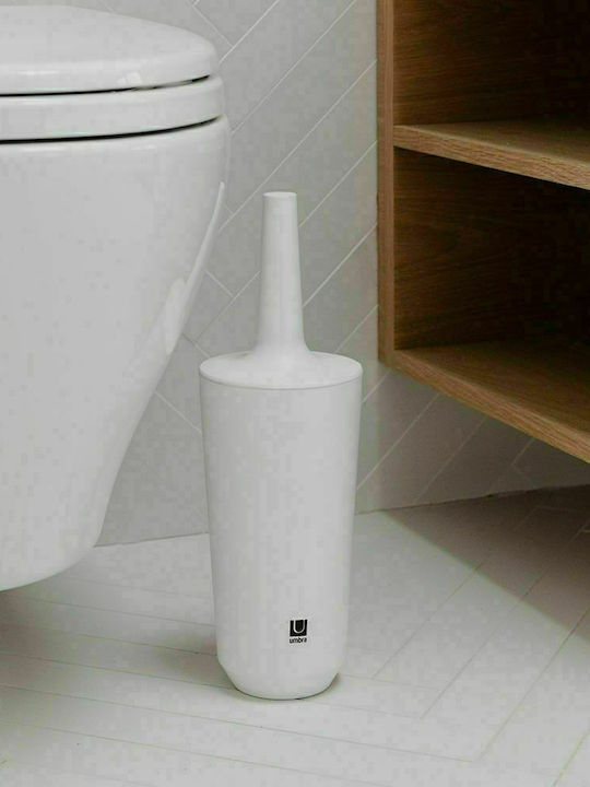 Umbra Corsa Ceramic Toilet Brush White