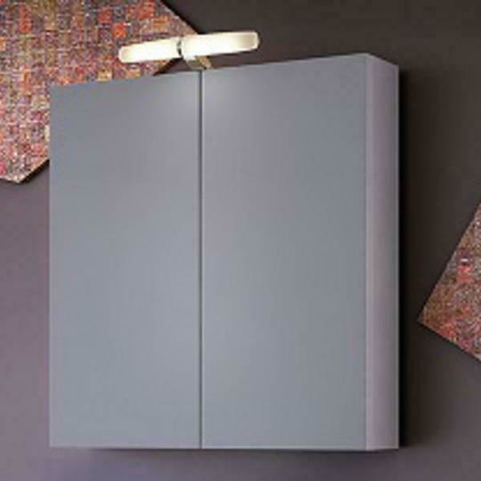 Drop Status 70 5KSU060WH Καθρέπτης από MDF με Ντουλάπι 60x68см Бял