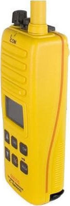 Icom IC-GM1600E Funkgerät VHF Marine 2W mit Monochromdisplay In Gelb Farbe