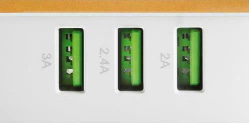 Lampa Βάση Φόρτισης με 6 Θύρες USB-A Quick Charge 3.0 σε Λευκό χρώμα (Power Station)