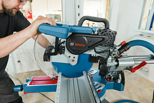 Bosch GCM 12 SDE Professional Kapp- und Gehrungssäge Elektrisch 1800W Schiebesäge Scheibendurchmesser 305mm