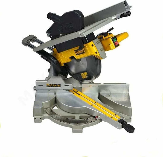 DEWALT Φαλτσοπρίονο Ρεύματος 1600W Δύο Εργασιών Συρόμενο Διαμέτρου 305mm