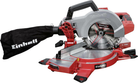 Einhell TE-MS 18/210 Solo Battery Miter Saw 18V with Laser Cutting Guide & 210mm Diameter Solo