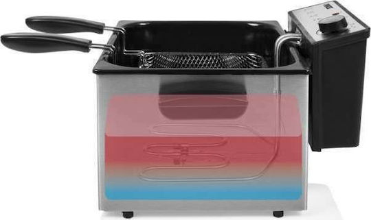 Princess 185000 Φριτέζα 5lt Ασημί
