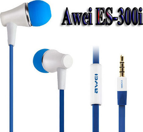 Awei ES300i In-ear Handsfree with 3.5mm Connector Blue