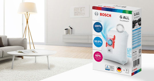 Bosch Торби за прахосмукачка 4бр Съвместима с прахосмукачка Bosch / Siemens