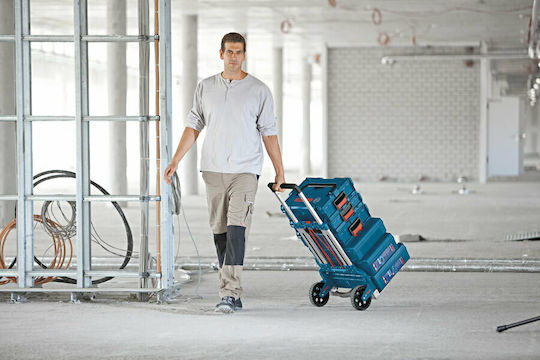 Bosch Transport-Wagen Folding for Load Weight up to 125kg in Silber Color