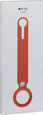 Apple Loop Θήκη Μπρελόκ Σιλικόνης για AirTag Electric Orange