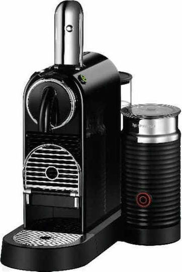 De'Longhi Citiz & Milk Pod Coffee Machine Nespresso Pressure 19bar with Milk Frother Black