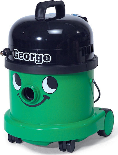 George GVE370 Wet-Dry Vacuum with Bio Cleaning 1060W with Plastic Drum 15L Green