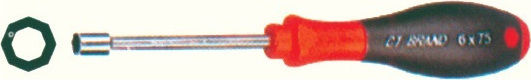 CT Brand CT-318 Screwdriver Allen with Length 75mm