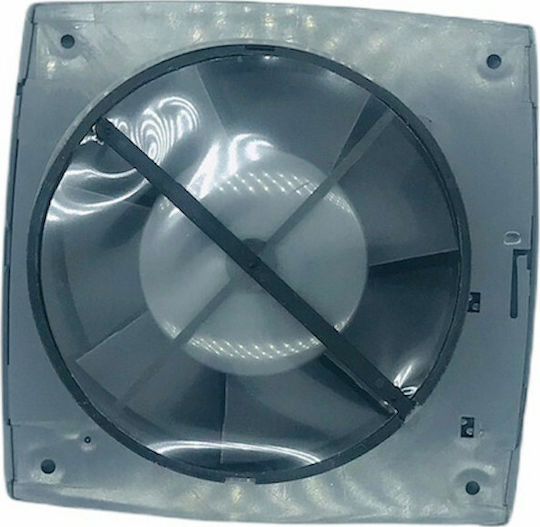 Elmark ALS- D120 Επιτοίχιος Εξαεριστήρας 120mm Ασημί