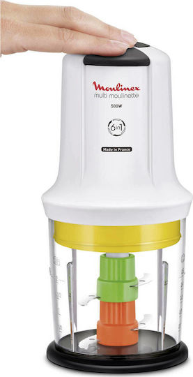 Moulinex Multi Moulinette Mini Chopper 500W mit Behälter 500ml Weiß