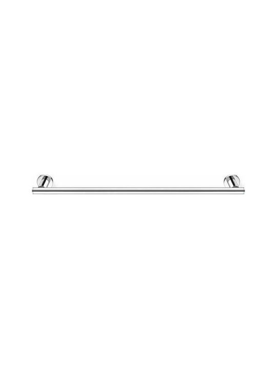 Sanco Galaxy Single Wall-Mounted Bathroom Rail Silver 19904-A3