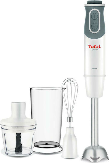 Tefal Optichef 3in1 Ραβδομπλέντερ με Ανοξείδωτη Ράβδο 800W Λευκό