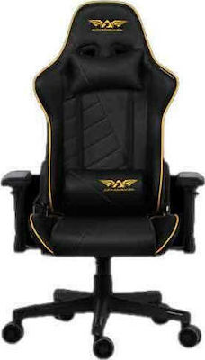 Armaggeddon Shuttle II Artificial Leather Gaming Chair with Adjustable Arms Black / Yellow