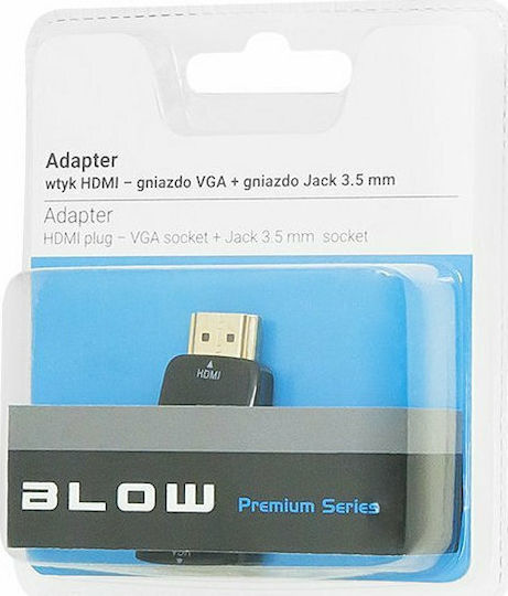 Blow Μετατροπέας HDMI male σε VGA female 1τμχ (DM-92-121)