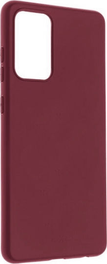 Senso Soft Touch Back Cover Σιλικόνης Μπορντό (Galaxy A72)