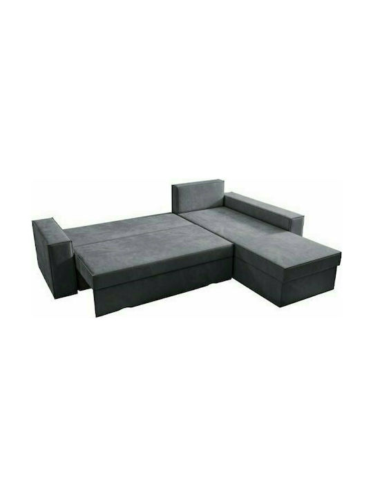Olymp Colțar Canapea cu Unghi Reversibil Gri 280x210x80cm