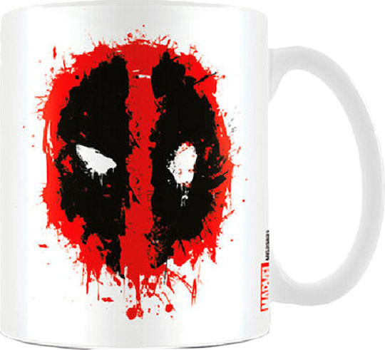 Pyramid International Deadpool (Splat) Κούπα Κεραμική Λευκή 330ml