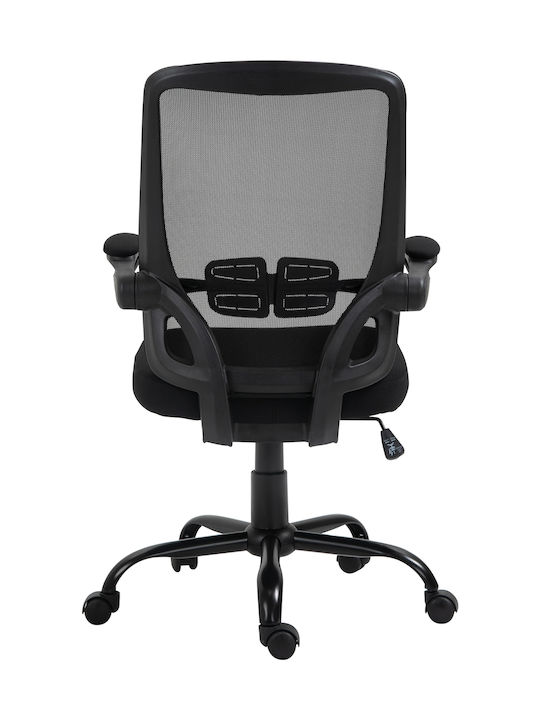Woodwell BF2930W Καρέκλα Γραφείου με Ανάκλιση Μαύρη