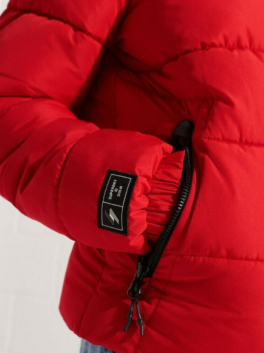 Winter Jacket Puffer Red