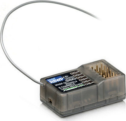 Absima CR6S Telecomandă Pentru Drone Și Vehicule RC Radio Cu 6 Canale 2.4GHz Și Receptor 2000009