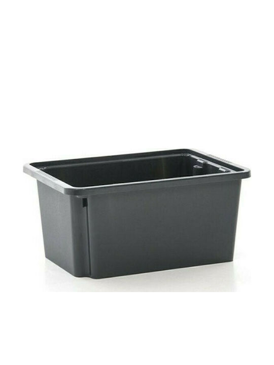 Cyclops Tower Box Plastic Storage Box Black 57.8x38.3x26.5cm 6pcs