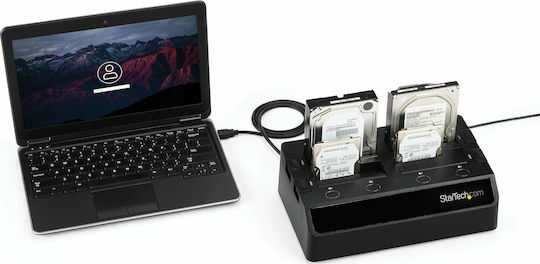 StarTech Docking Station για 4 Σκληρούς Δίσκους SATA 3.5" / 2.5" με σύνδεση USB 3.0 (SDOCK4U33)