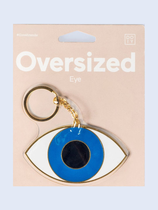 DOIY Oversized Metallic Eye Keychain