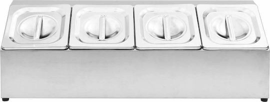 vidaXL Base for Gastronorm Basins Commercial Cooking Accessories 1pcs