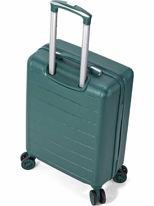 Benzi Cabin Travel Suitcase Hard Green with 4 Wheels Height 55cm